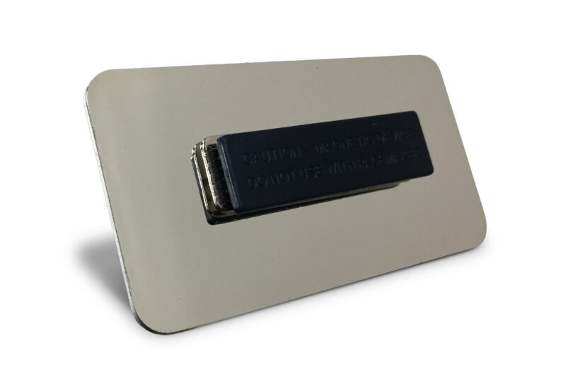 KWGOOne | Framed Name Tag - Red Block 1.5x3 - Image 2