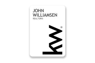 Simple All Black Name Tag (Vertical)
