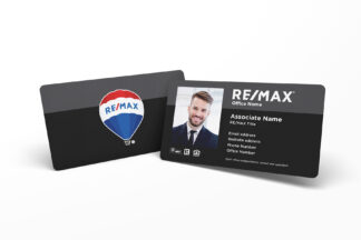 Black Stripe w/ Photo RE/MAX Business Card