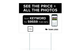 Platinum Re-Co | Sign 24"x18" w/H-Stake