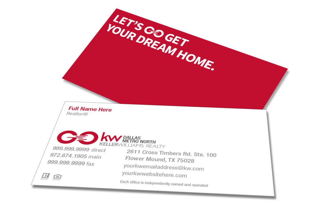 GO Expression Dream Home Horizontal Business Card