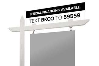 BKCO Mortgage | 3mm PVC Sign Riders 6" x 24"