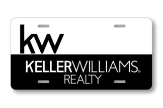 Keller Williams License plate- Realty