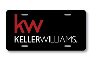 Keller Williams License plate- Red