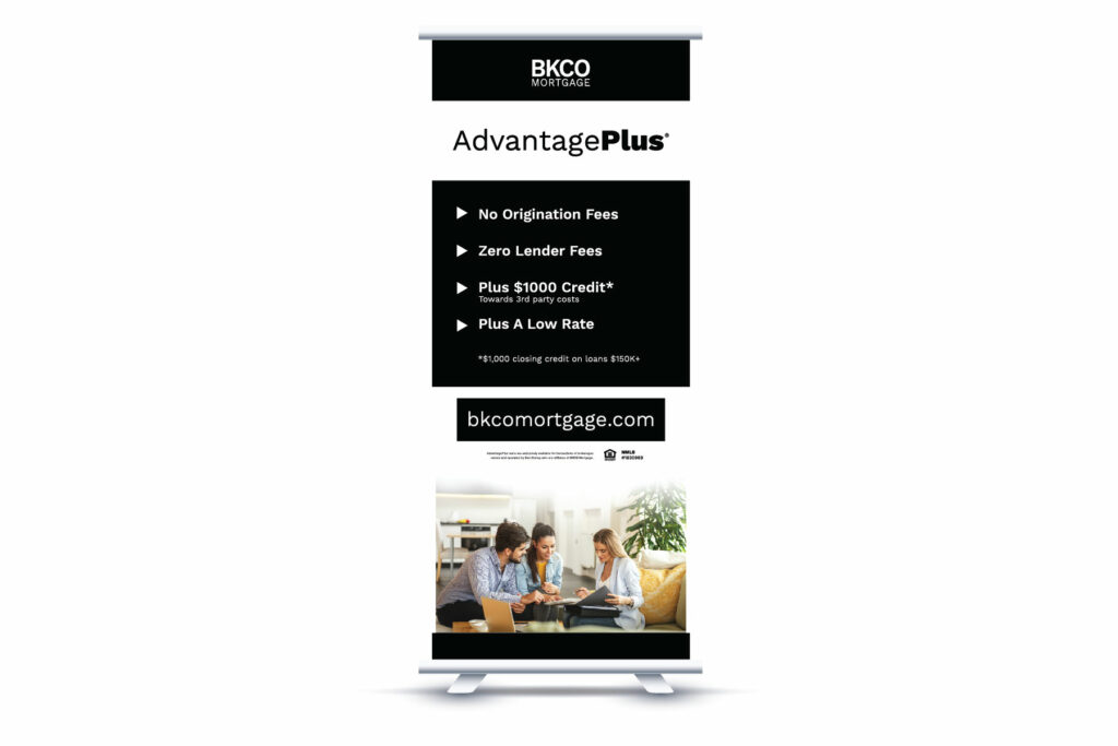 BKCO Mortgage | Roll Up Retractable Super Flat Vinyl