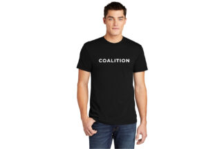 Coalition | Horizontal Coalition Logo 100% Cotton T-Shirt