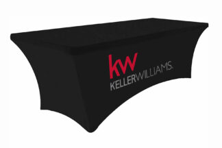 Keller Williams 6 ft. Stretch Table Throw 3-sided with Custom Print