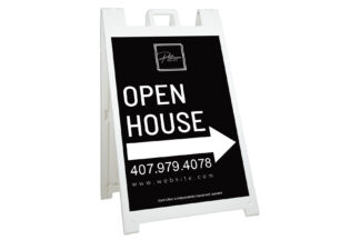 Platinum Re-Co | 24x36 Signicade® Deluxe A-Frame signs