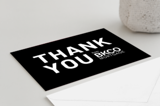 BKCO Mortgage | Thank You From BKCO Mortgage Card