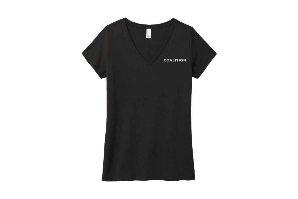 Coalition | District ® Women’s Perfect Tri ® V-Neck Tee (Direct To Film)