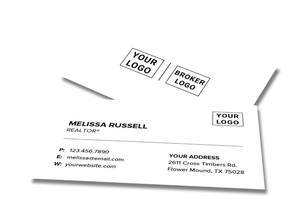 Simple White Business Card