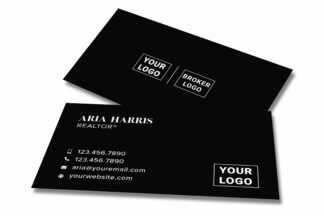 All Black Business Cards