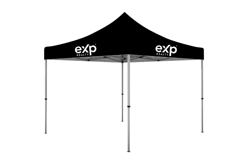 eXp Realty | Black 10 ft. Aluminum Canopy Tent