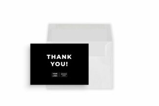 Thank you Card with Personal and Broker Logo