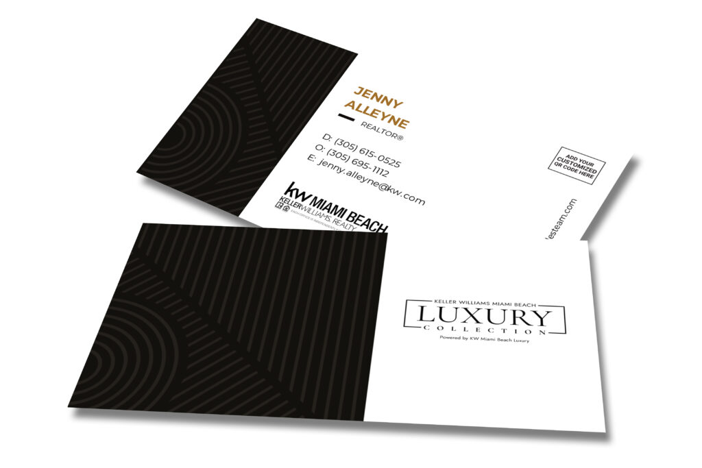 KWMB | Luxury Black KW Business Card