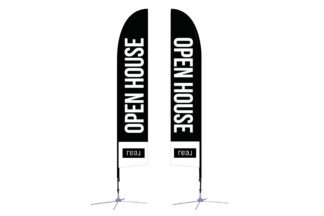 Real | 14 ft. Feather Flag X-Based Double-Sided