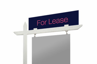 Real | 3mm PVC Sign Riders 24" x 6"