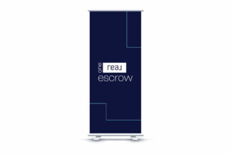 One Real Escrow | Roll Up Retractable Super Flat Vinyl