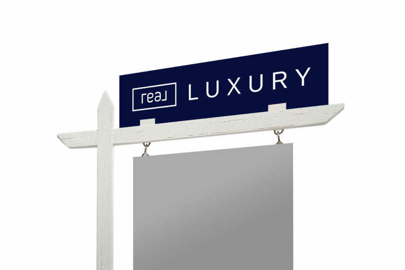 Real Luxury | 3mm PVC Sign Riders 24" x 6" - Image 3
